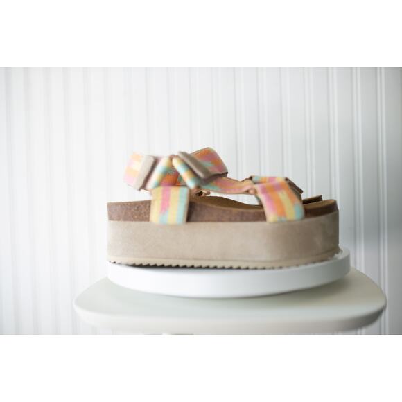 Anthropologie Intentionally Blank Zona Platform Sandals 40 NEW - Picture 4 of 6